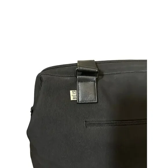 Beis The Mini Weekender In Black Travel Bag Carry On - Picture 9 of 14